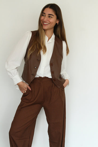Pantalón Sastrero Lino