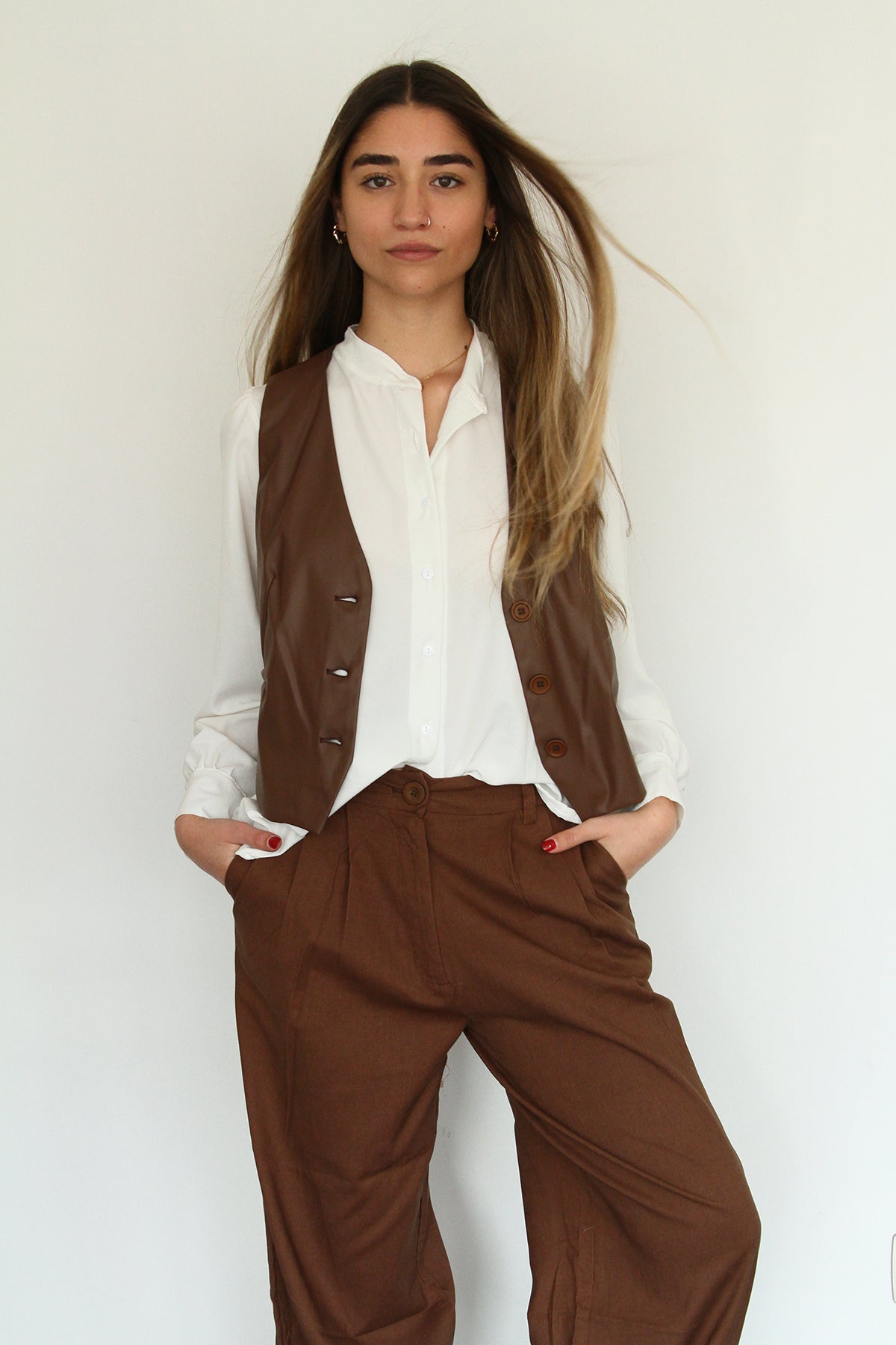 Blusa Cuello Mao