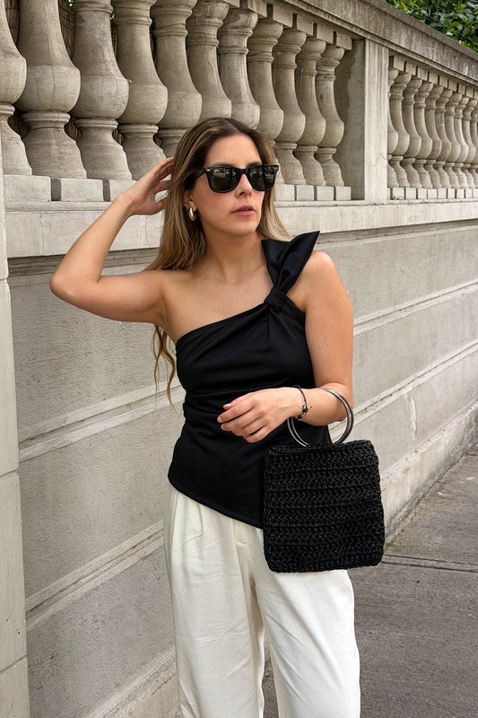 Cartera Argolla Negro